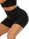 Damen Hight Waist Saunashorts mit Haken-Reihen FH048