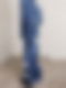 Damen Ausgestellte Jeans mit Kunstperlen FH222