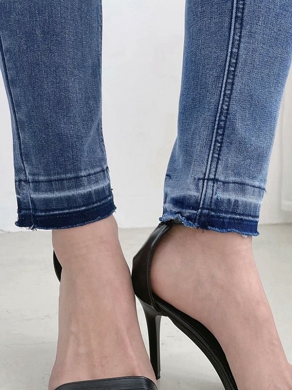 Damen Super Skinny High Jeans FH067