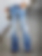 Damen Flare Jeans mit Destroyed-Details FH200