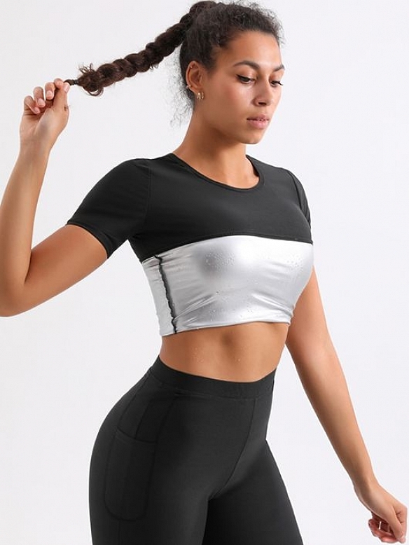 Damen Sauna-Effekt Sporttop FT024 