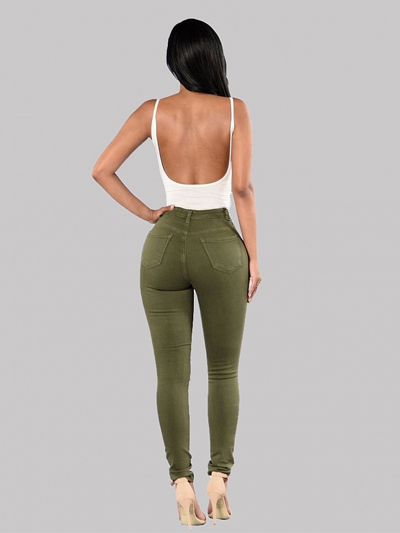 Damen Shaping-Tights mit Destroyed-Details FH092