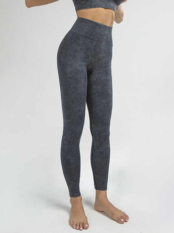 Damen Seamless Po Heben Sportleggings Trainingsleggings FH205
