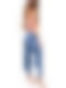Damen Hohe elastische Skinny Regular Jeans FH134