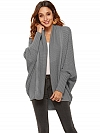 Damen Gerippter Cardigan FT041