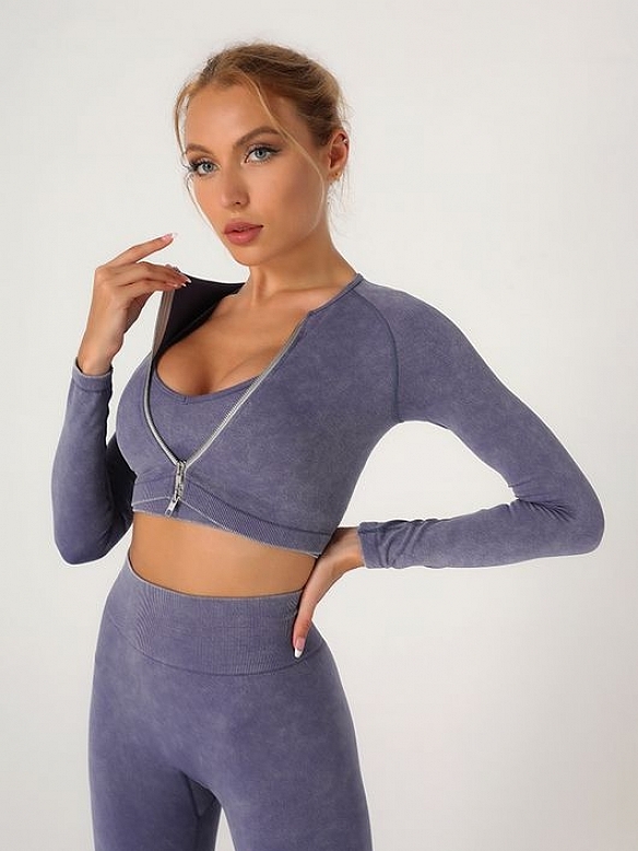 Damen Schnelltrocknende Yoga Set Sportanzug FA008