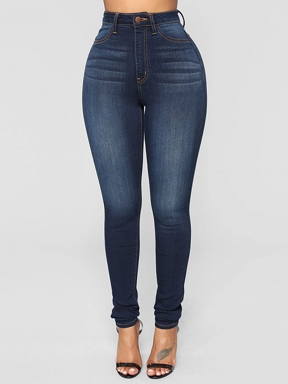 Damen Skinny High Jeans FH098