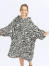 Kinder Gemusterte Oversized Hoodie FT053
