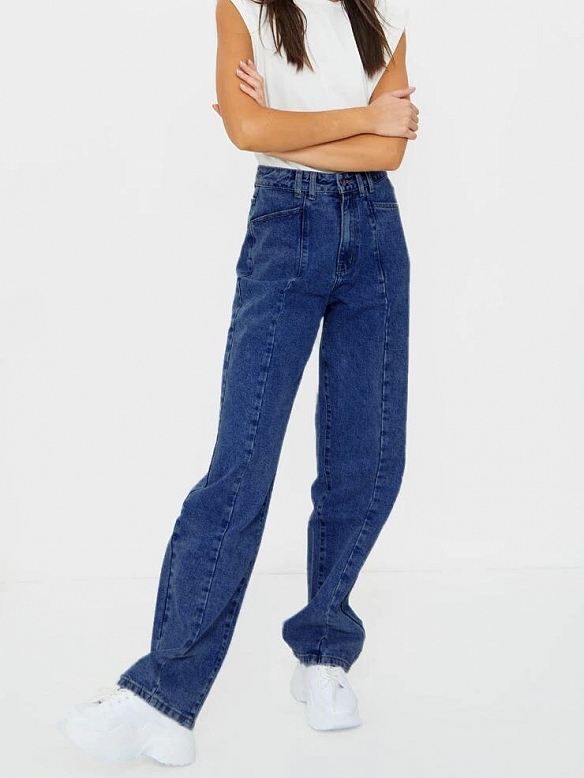 Damen Straight High Waist Jeans FH184