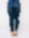 Damen Hohe elastische Skinny Regular Jeans FH134