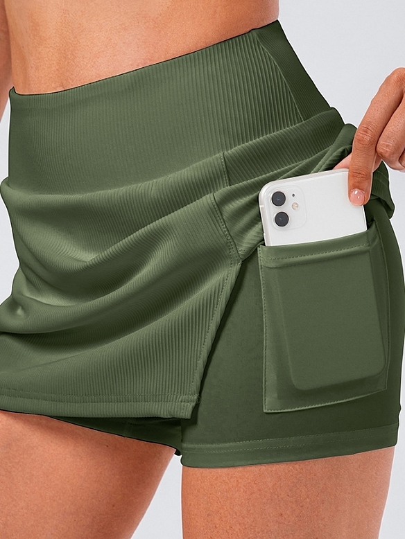 Damen Sport-Set Sport-BH und Tennis Hosenrock FA026