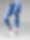 Damen Skinny Regular Jeans mit Destroyed-Details FH163