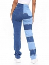 Damen Wide High Jeans mit Farbblock FH124