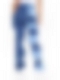 Damen Wide High Jeans mit Farbblock FH124