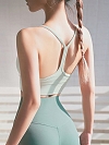 Damen Atmungsaktive Sport-BH Yoga Top FT007