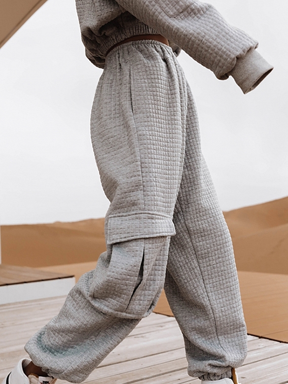 Damen Sport Set Sweatshirt und Sporthose FA023