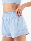 Damen High Waist Sportshorts mit Tights FH018