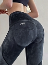 Damen Batik High Waist Push Up Sporttights Leggings FH217