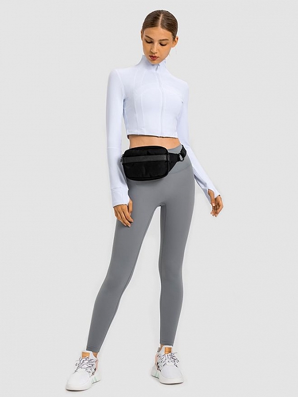 Damen Cropped Sportjacke Kurze Sportjacke FT033