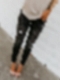 Damen Hohe elastische Skinny Regular Jeans FH244