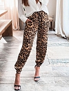 Damen Leopardenmuster High Waist Hose FH149
