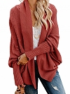 Damen Gerippter Cardigan FT041