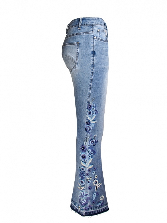Damen Flare Regular Jeans FH167