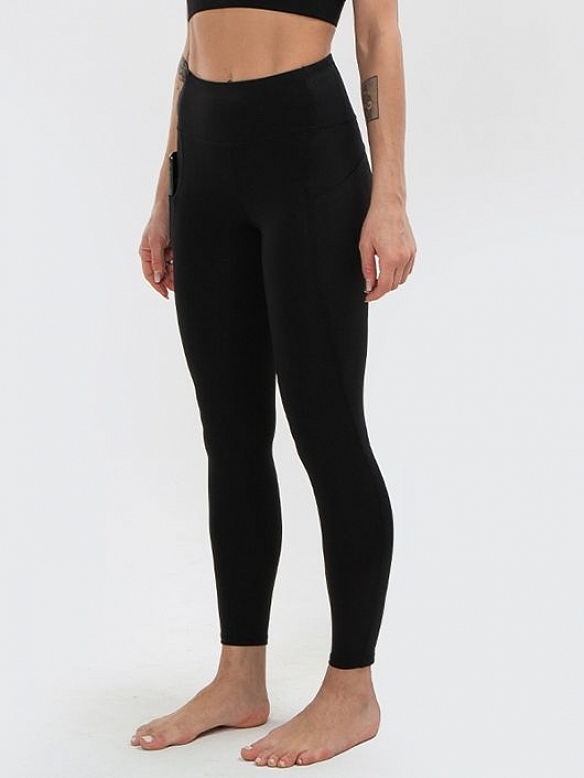 Damen Atmungsaktive Push Up Sporttights mit hohem Bund FH007