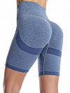 Damen Seamless Shaping-Sportshorts Kurze Yogahose FH105