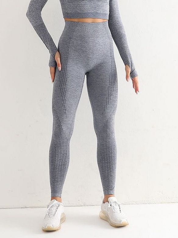 Damen High Waist Push Up Laufhose Sport-Leggings FH071