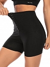 Damen Hight Waist Saunashorts mit Haken-Reihen FH048