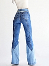 Damen 70s Flare High Jeans FH182