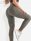 Damen Hohe elastische Gestrickte Leggings Yogahose FH083