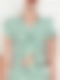 Damen Cropped Sportshirt Kurzes Sporttop FT032