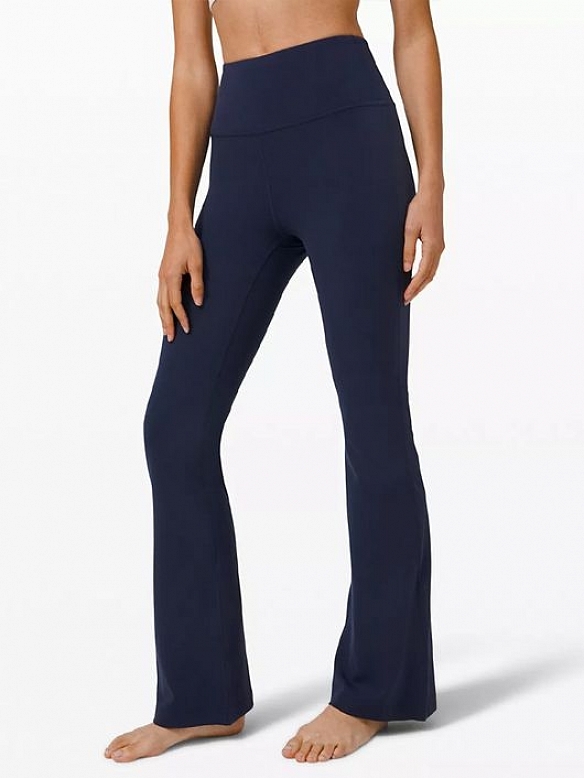 Damen High Waist Push Up Ausgestellte Sporthose FH058