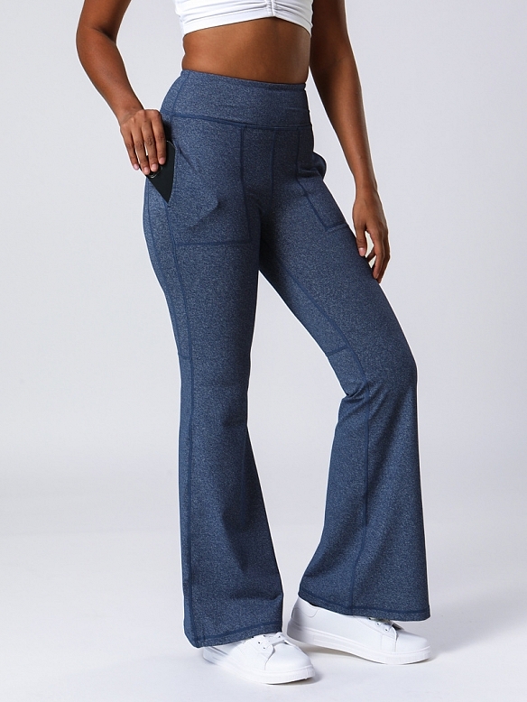 Damen Ausgestellte Yogahose mit Hoher Taille FH207