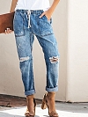 Damen Jeans mit Destroyed-Details FH171