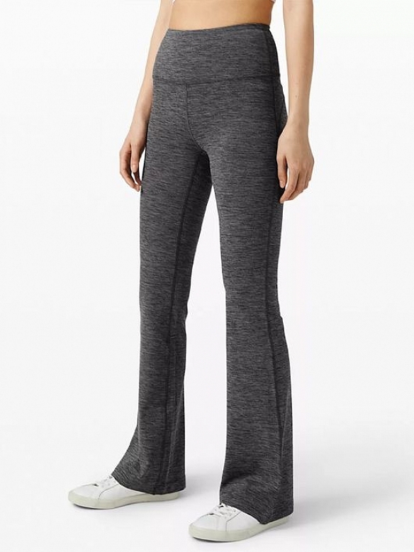 Damen High Waist Push Up Ausgestellte Sporthose FH058