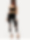 Damen Skinny High Waist Leggings mit Spitze FH229