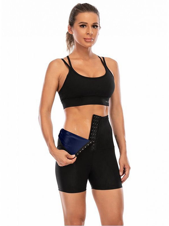 Damen Saunahose mit Haken-Reihen FH054