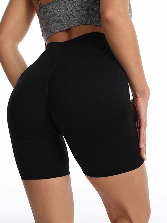 Damen Seamless Shaping-Sportshorts Kurze Yogahose FH105