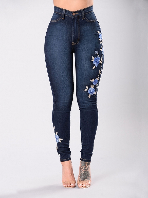 Damen Skinny High Ankle Jeans FH121