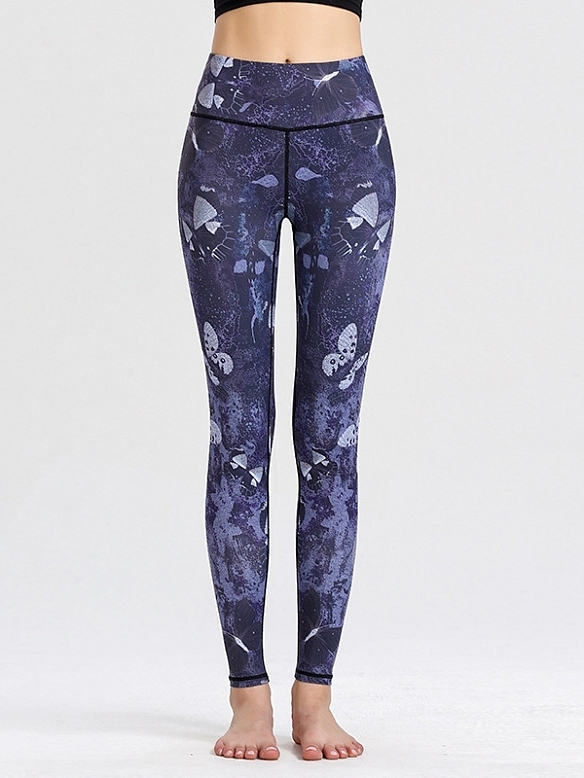 Damen Gemusterte Leggings Yogahose FH160