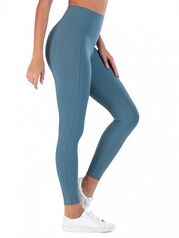 Damen Hohe elastische Sporttights Leggings FH050