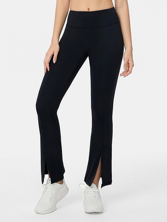 Damen Ausgestellte Sporthose mit Schlitzen FH232