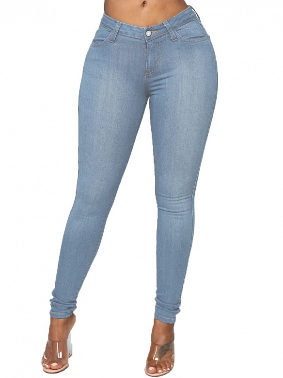 Damen Super Skinny High Waist Jeans FH191