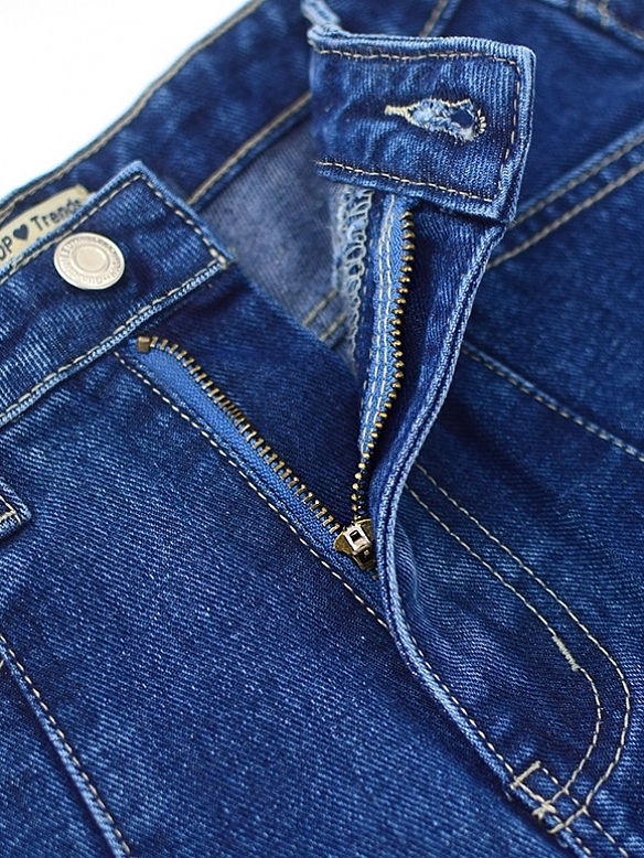 Damen Straight High Waist Jeans FH184