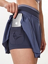 Damen Sports Skort mit hoher Taille und Handytaschen FH040
