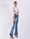 Damen Flare Regular Jeans FH167