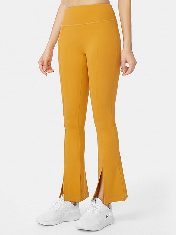 Damen Ausgestellte Sporthose mit Schlitzen FH232